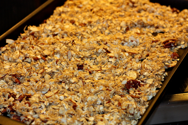 Uncooked granola