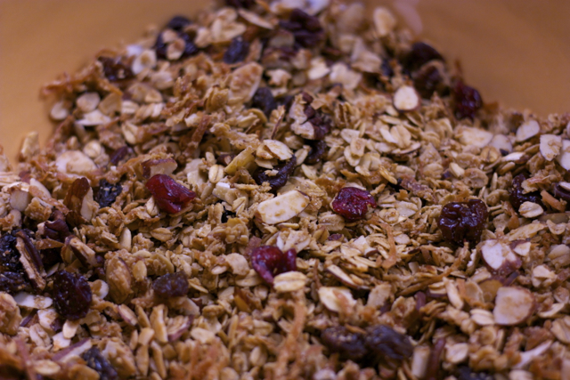 Finished granola