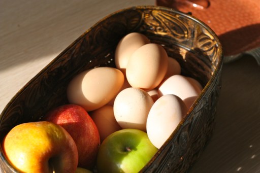 Eggs at last, Eggs at Last!  Thank the Gods Almighty, we have Eggs at Last!