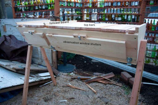 The finished hive (sans lid)