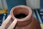 Hand-built olla